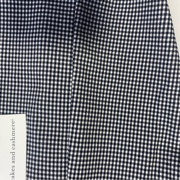 Cupcakes & Cashmere Black &White Gingham Checkered  Woman’s Tank Top NWT 14 - Picture 8 of 13